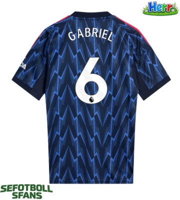 Arsenal Gabriel Magalhaes #6 Bortatröja 2025-26 Kortärmad